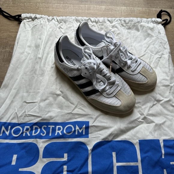 Adidas Samba OG White Night Indigo Size 4.5 New - Picture 4 of 10